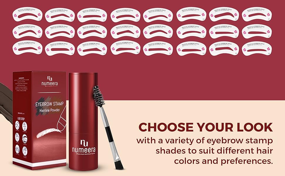 Eyebrow Stamp Stencil Kit 1 Step Brow Stamp Kit Long