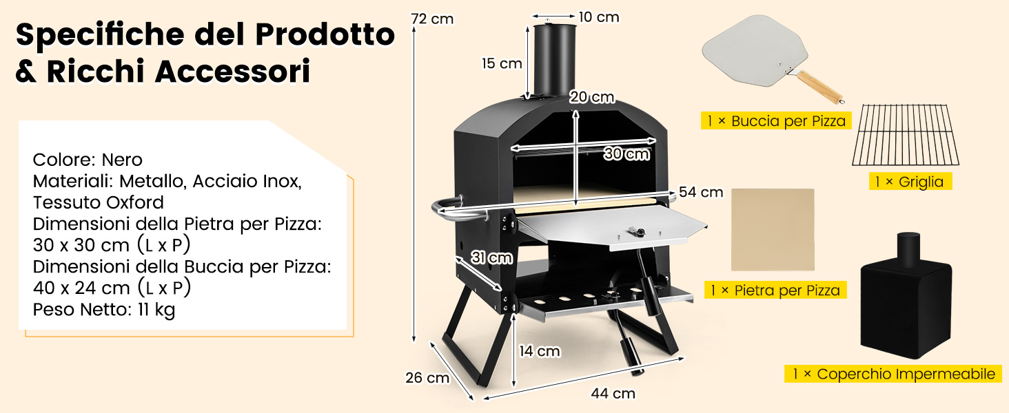 i migliori forni per pizza a legna