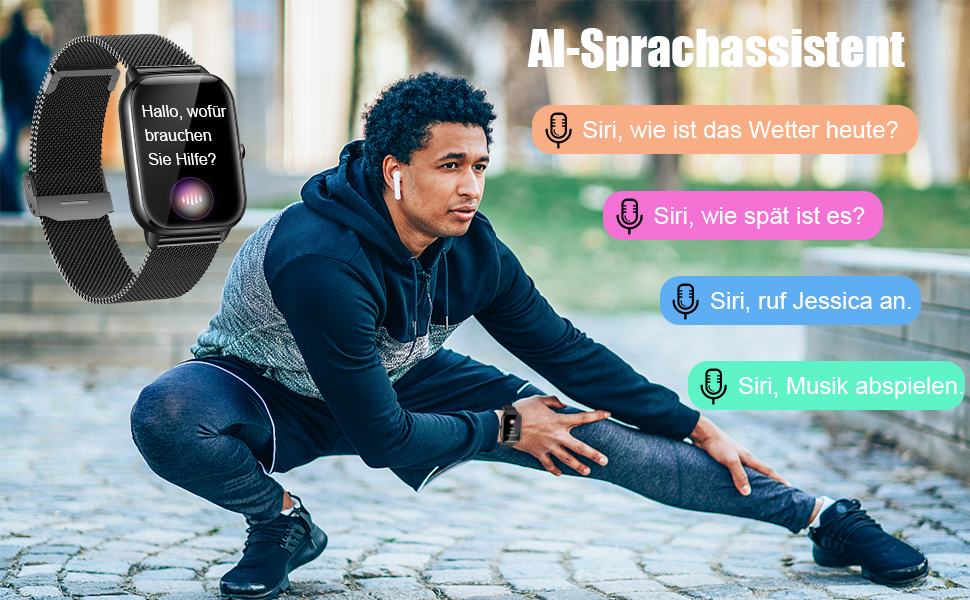 Smartwatch mit Anrufannahme