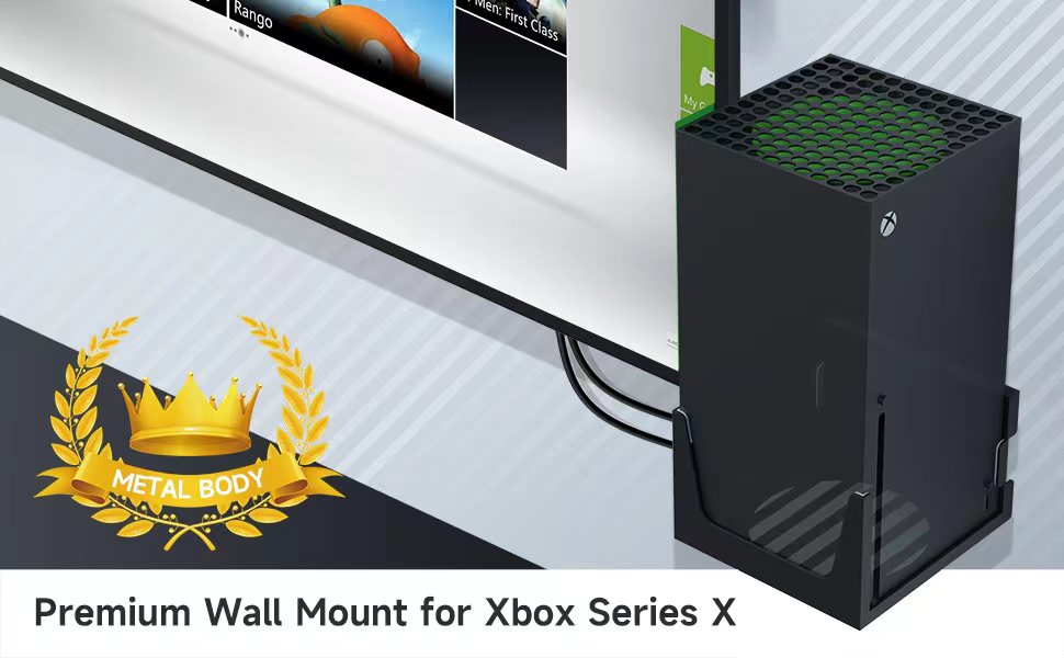 Meykwod Xbox Series X Wall Mount, Metal, (Mount Xbox Series