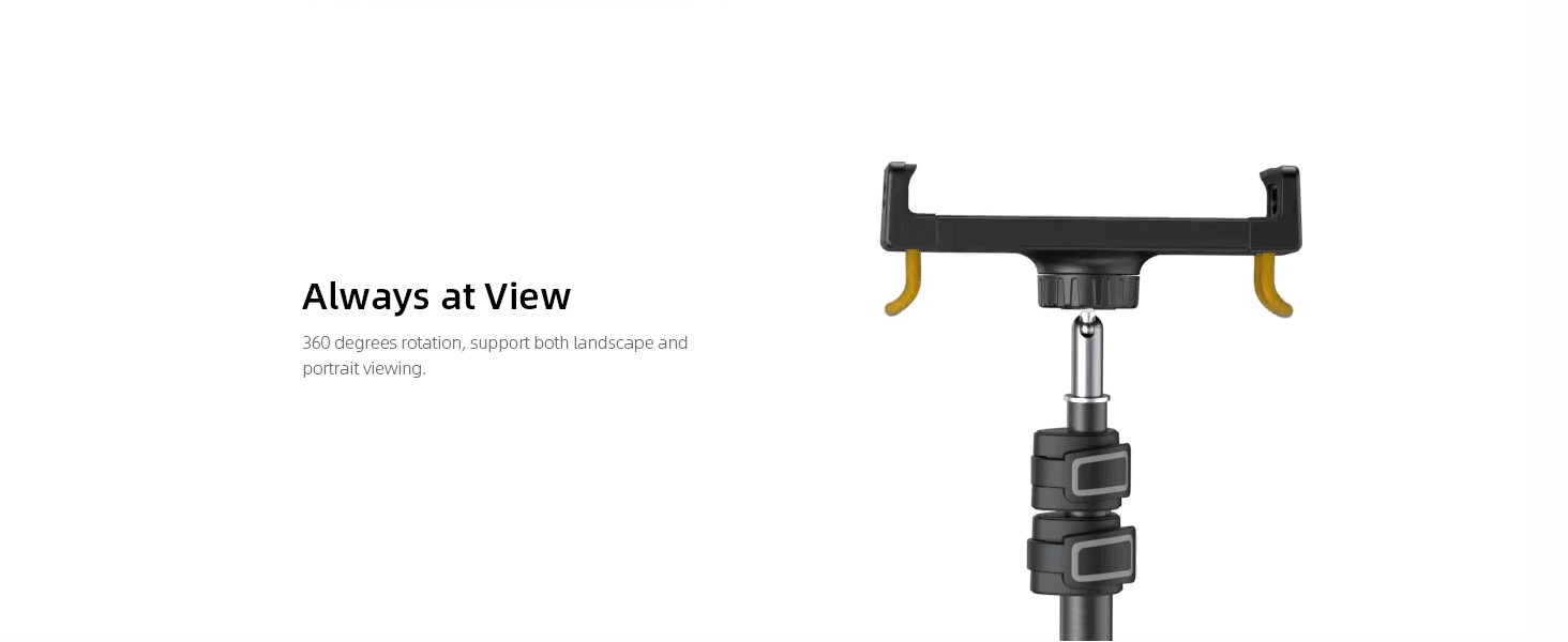 Lamicall iPad Tripod Stand, Tablet Floor Stand 65" iPad Holder Mount