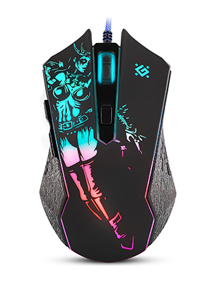 Defender Sin’Sister GM-933 Gaming Maus - Ergonomische, Kabelgebundene ...