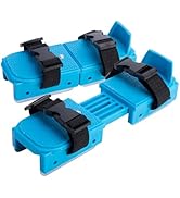 1 Pair Toddler Ice Skates- Adjustable Kids Ice Skates- Double Runner Ice Skates with Strap Fasten...