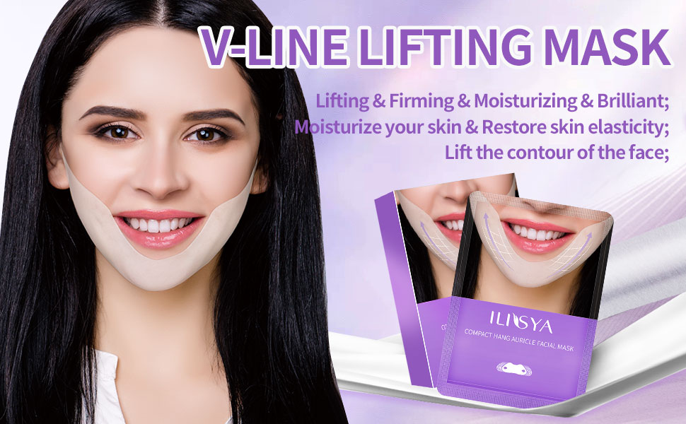 ilisya V Line Lift Mask V Shape Face Tape Mask for Double Chin Jawline