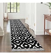 KILOCOCO Runner Rug 2x8 Washable Runner Rug Moroccan Rug Runner Non Slip Hallway Rug Kitchen Runn...