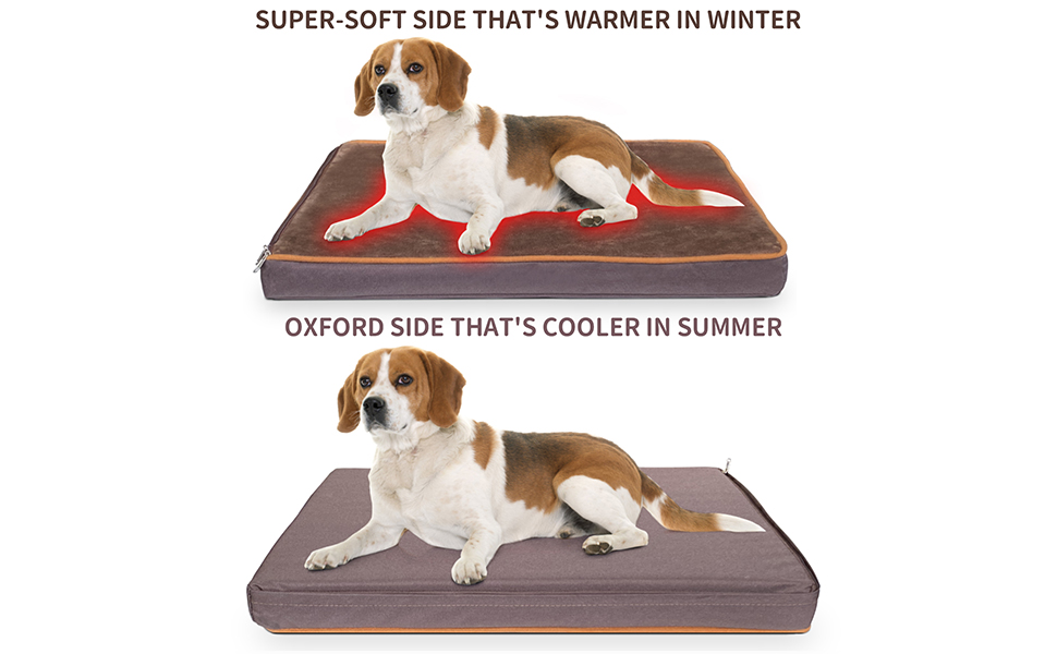 Outdoor Heated Pet Bed for Cats Dog in Winter with