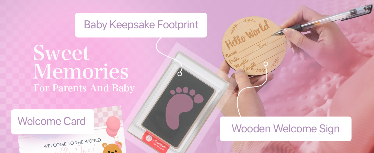 baby keepsake footprint