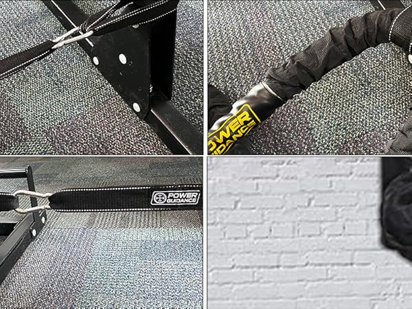 Power guidance バトルロープ Amazon.com: POWER GUIDANCE Battle Rope Anchor Strap Kit, Fit