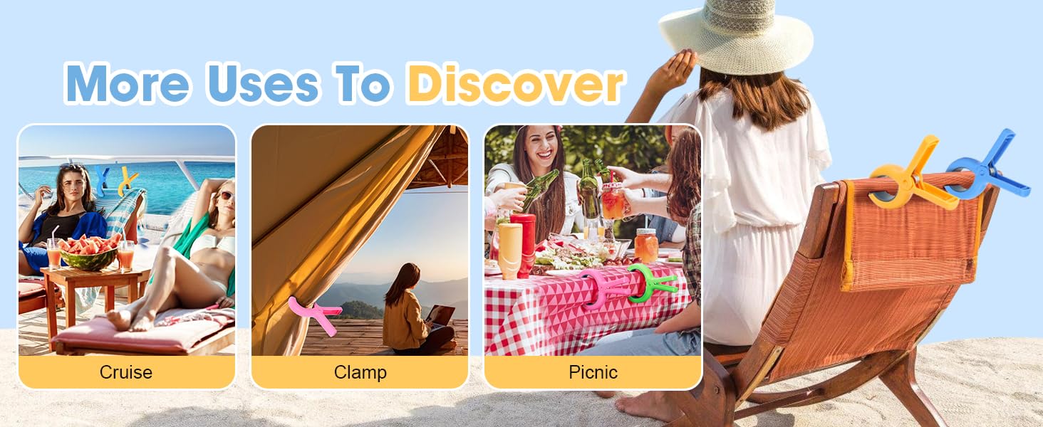 beach towel clips for cruise