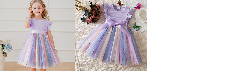 shinny girl purple dress