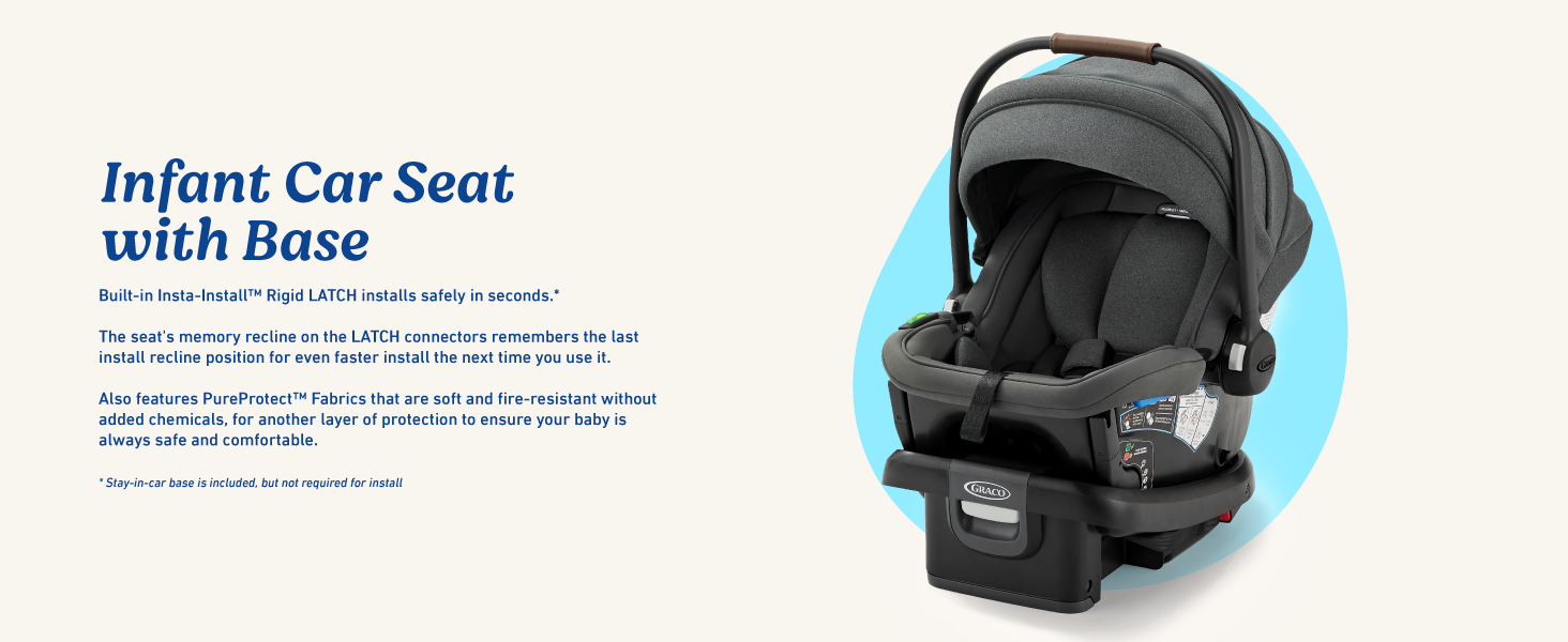Graco GoMax asiento de coche infantil con base segura fácil instalación protección cómodo bebé ligero