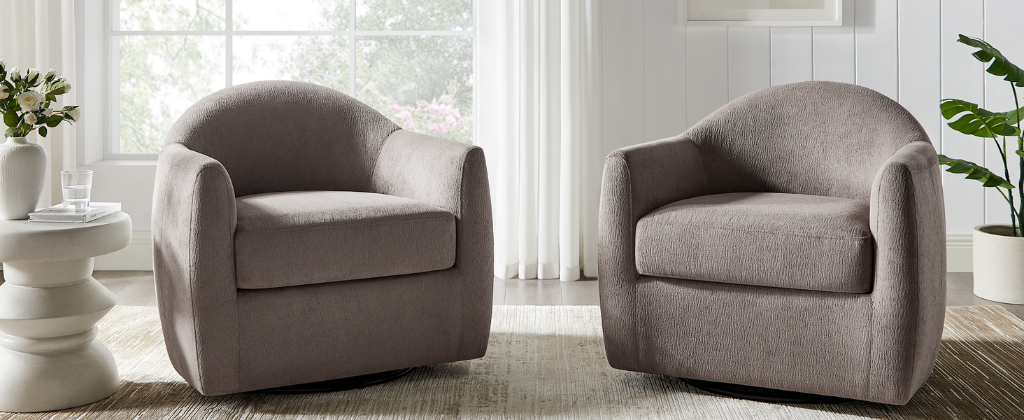 Swivel Arm Chair