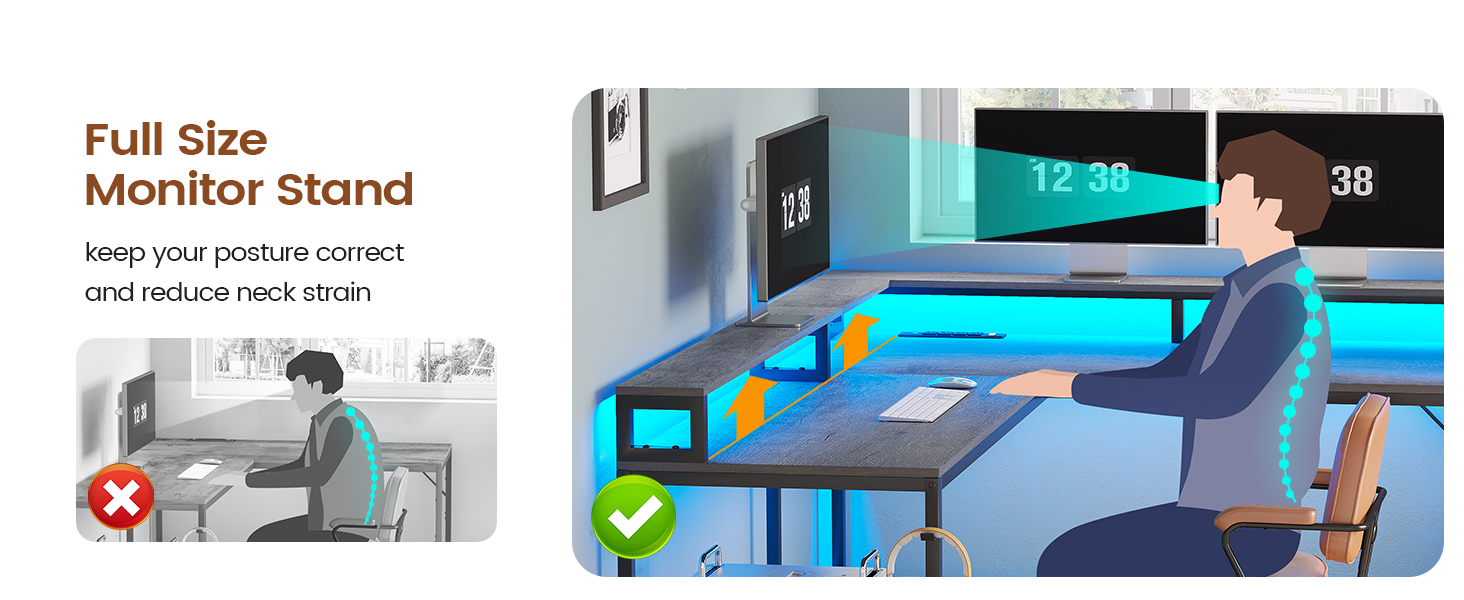 l shaped desk