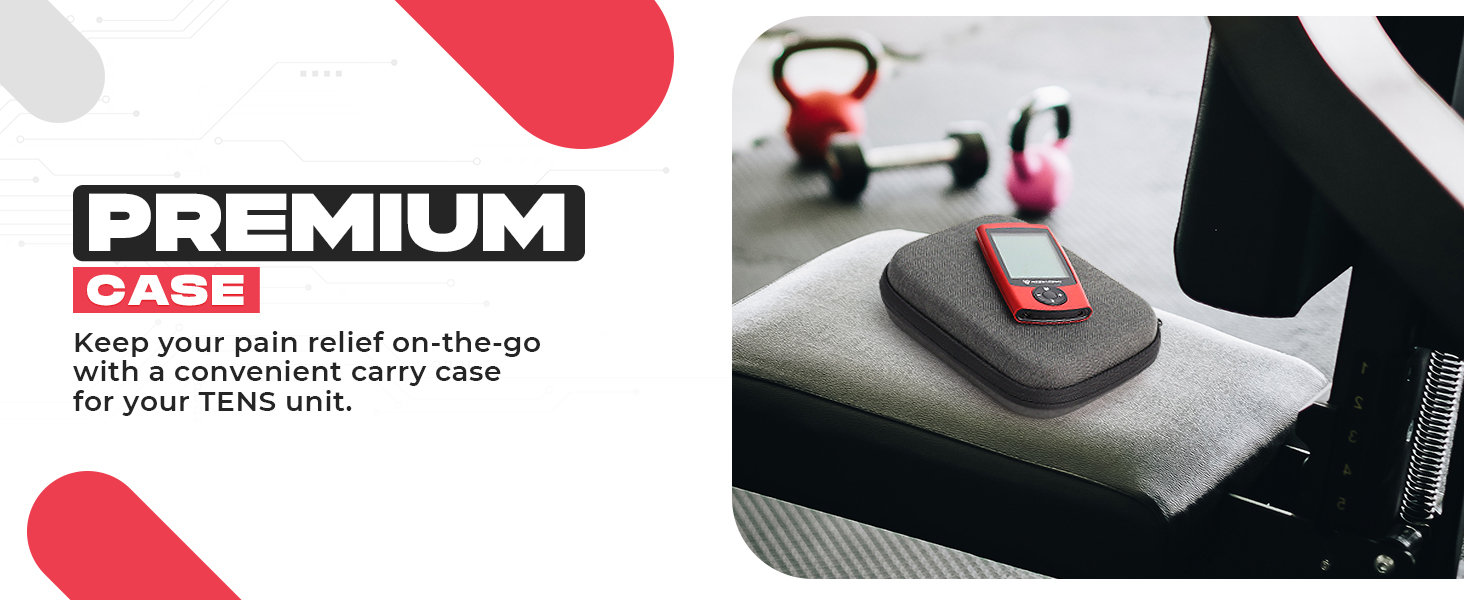TENS Unit EMS en utilisation sur le dos