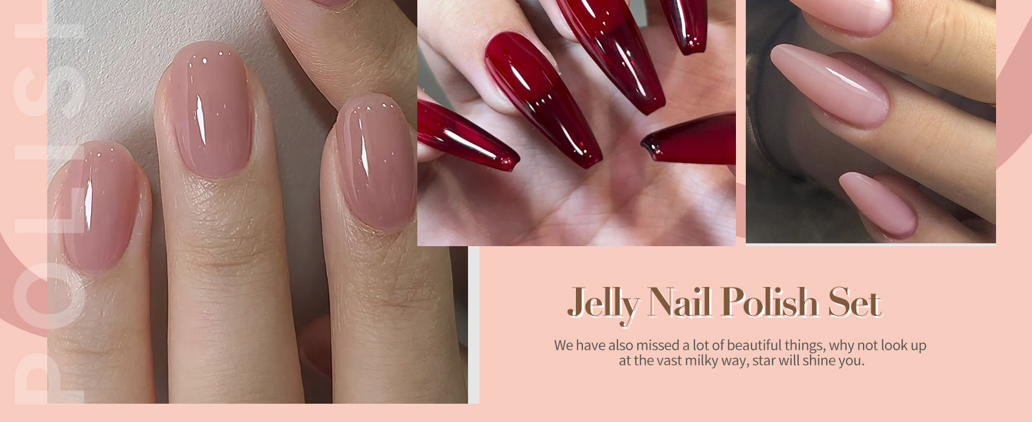 Jelly Nail Polish Set