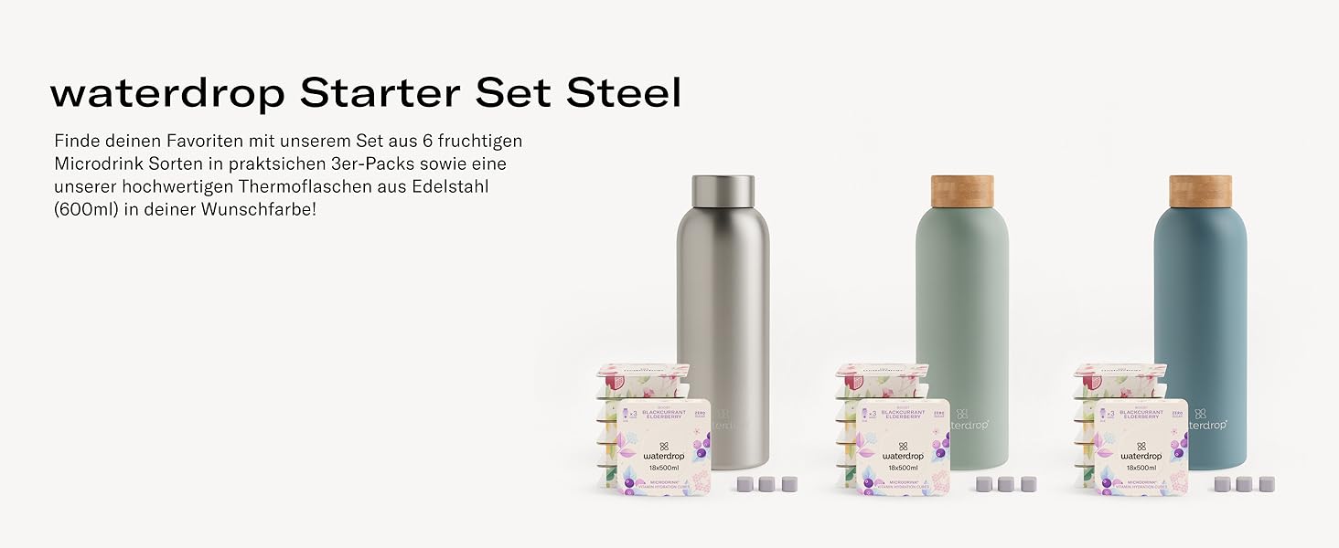 waterdrop starter set steel
