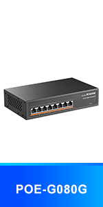 8 port gigabit poe switch