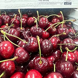 Amazon.co.jp: アメリカンチェリー 約8kg 産地箱 大粒9.5 Row