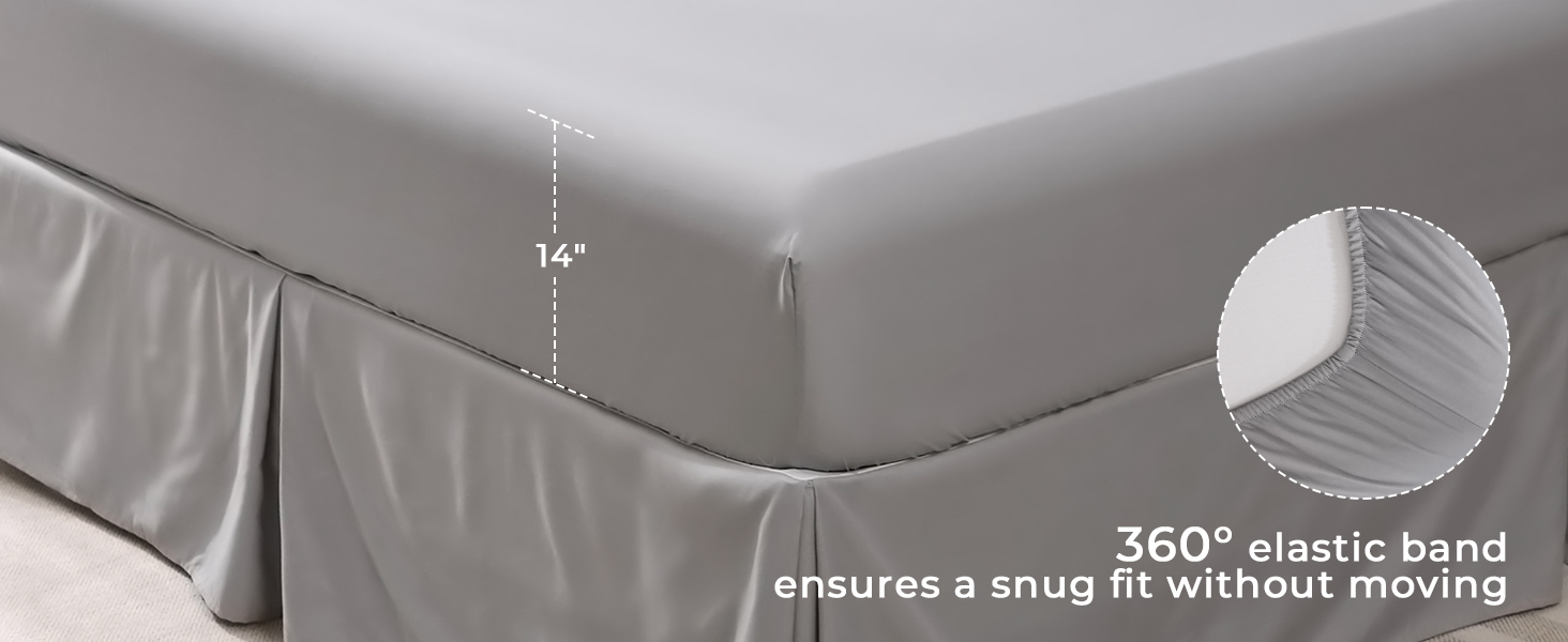 JOLLYVOGUE Grey Queen Comforter Set