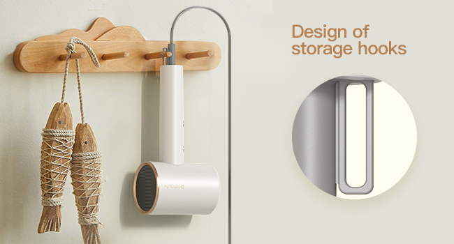 hair dryer with hook