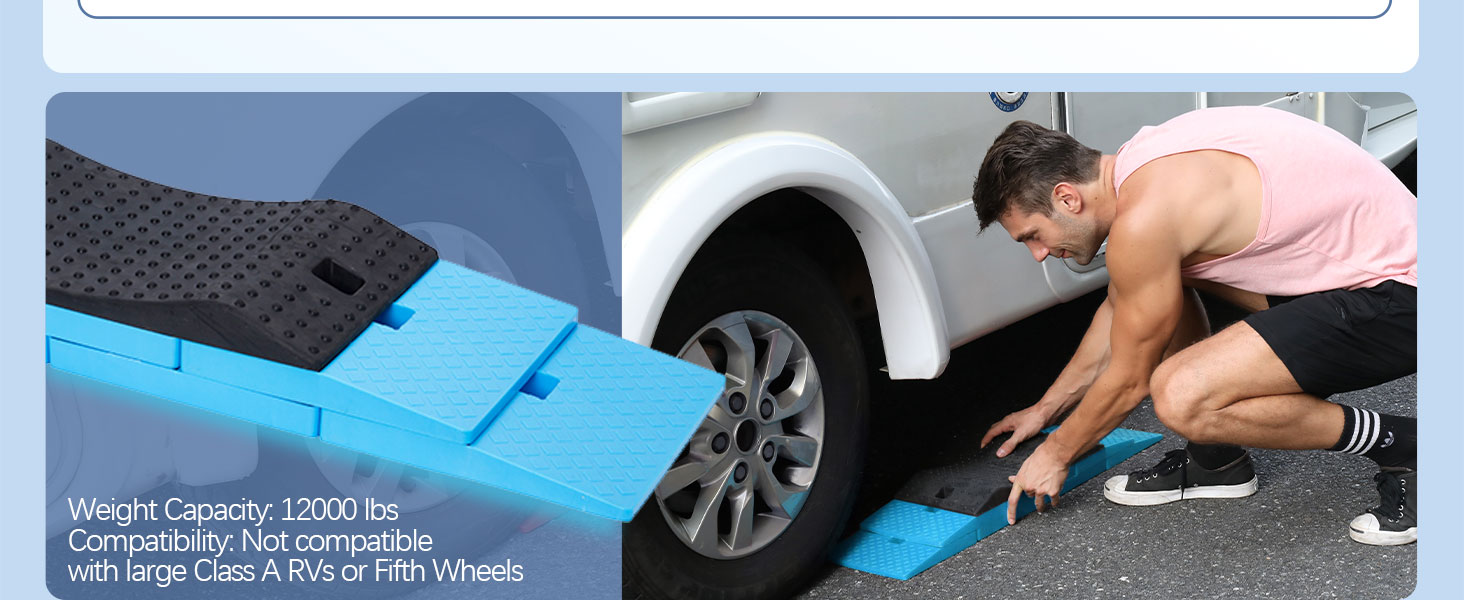 GarfatolRv RV Leveling Blocks Heavy Duty Camper Levelers