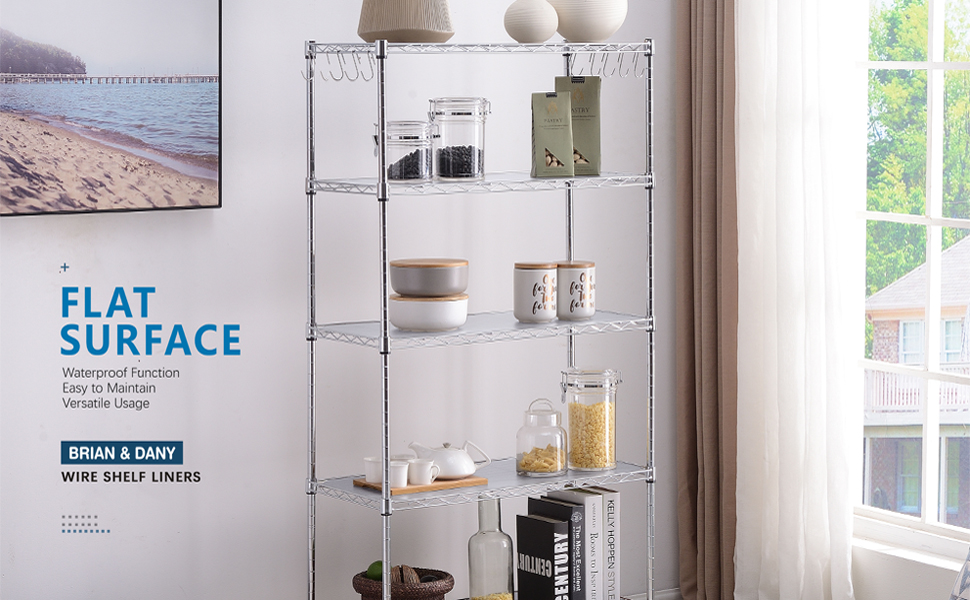 BRIAN & DANY Wire Shelf Liner 16" X 36", Heavy Duty Shelf