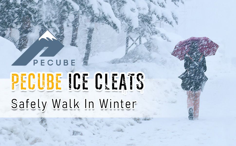ice cleats traction Pecube