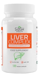 Liver Complex dairy free gluten free front image of bottle