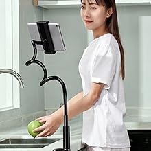 repose téléphone perche téléphone bras télescopique téléphone col de cygne porte tablette