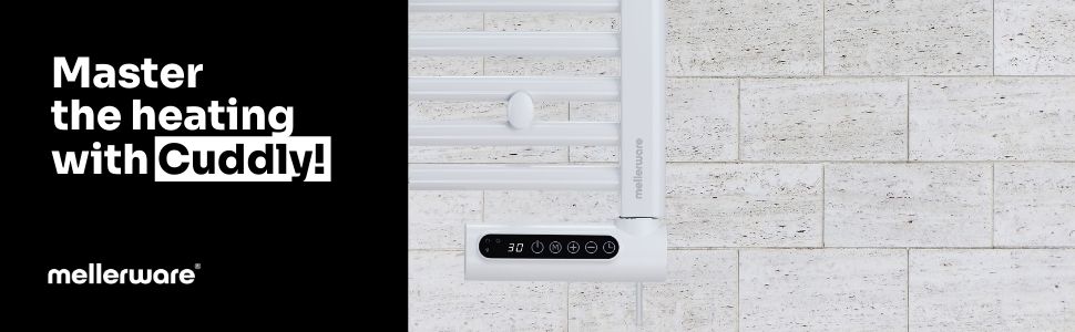 B08P54JNTL Mellerware Cuddly! Toallero eléctrico. Función ...