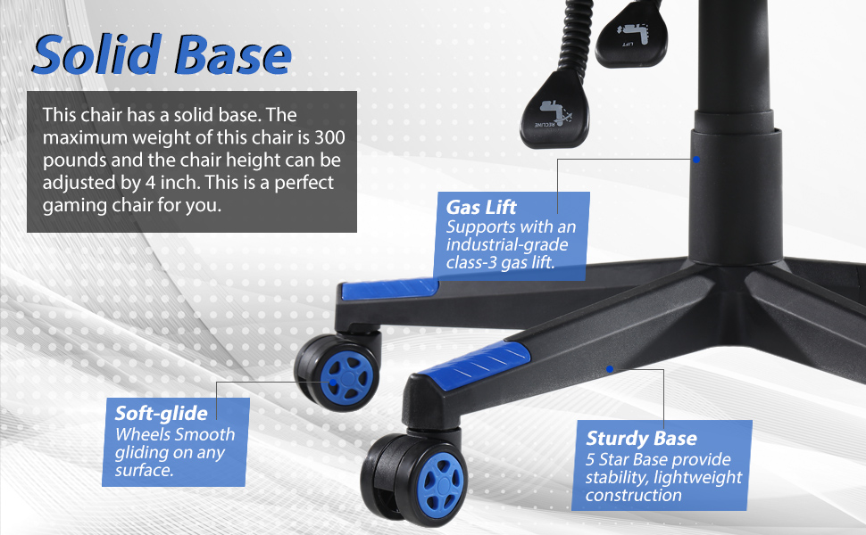 Zeanus Gaming Chair with Massage Computer Gamer Chair for Adults