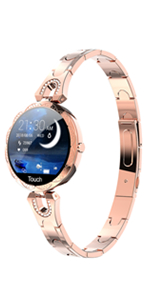 LONGLU Smart Watch for Women, Smartwatch Compatible for IOS Android iPhone Samsung Phones