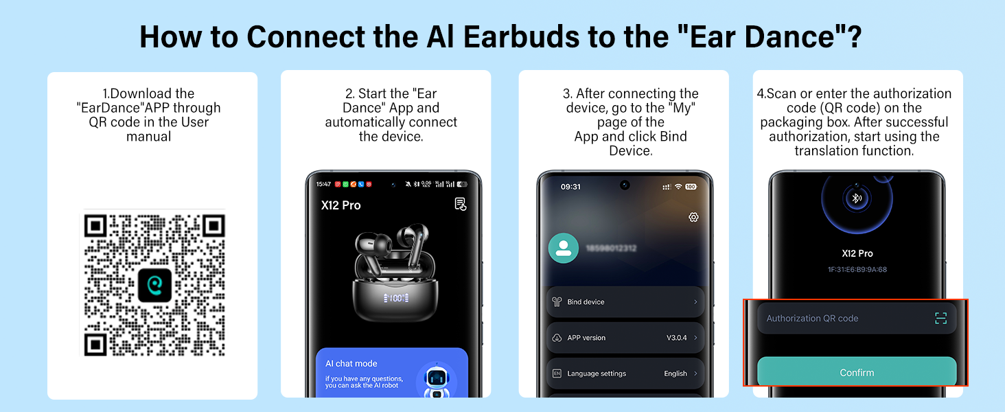 AI Translation Earbuds Real Time