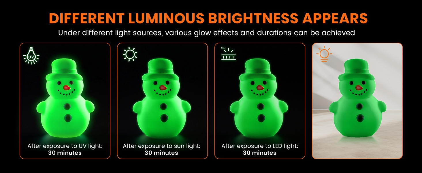 glow in the dark pla filament