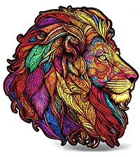 【獅子図】廣観 2547 ライオン 共箱　掛け軸　肉筆 獅子図】廣観 2547 ライオン 共箱 掛け軸 肉筆