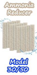 6 count phosphate reducer filter pads fish tank filter pads for quietflow led pro model 10-16