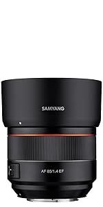 SAMYANG 単焦点望遠レンズ AF 85mm F1.4 EF キヤノンEF用 フルサイズ対応 Amazon | SAMYANG 単焦点望遠レンズ AF 85mm F1.4 EF キヤノンEF