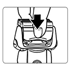 Align the new replacement blade with the card slot sleeve and put it on