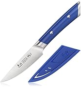 Cangshan HELENA Series German Steel Forged 3.5" Paring Knife with Sheath (Blue)