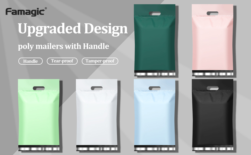 Famagic Poly Mailers, 200pc 12x15.5 Inch Shipping Bags, Opaque