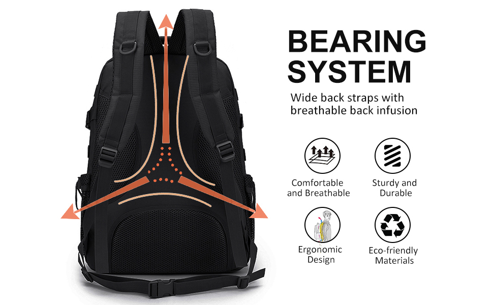 HUNTVP Military Tactical Backpack Large Army 3 Day Assault