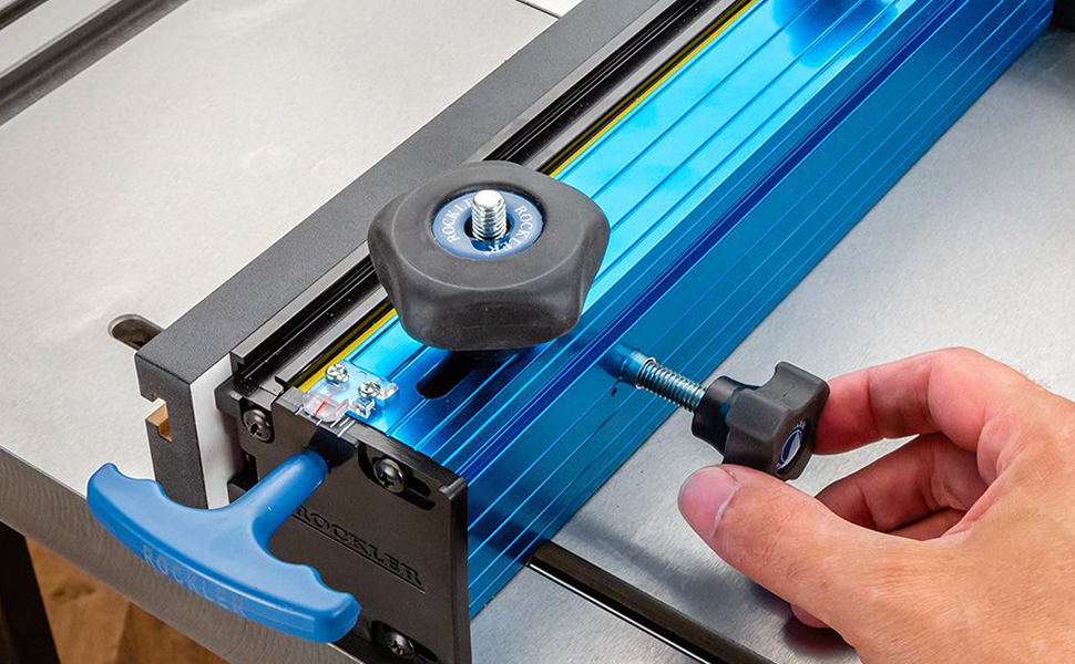 Router Table Fence w/MicroAdjustment Knob Set Includes Router