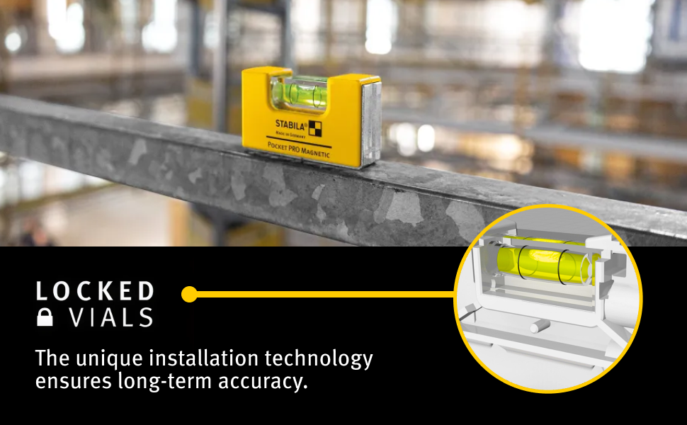 Stabila Pocket Level PRO - Magnetic Level -12