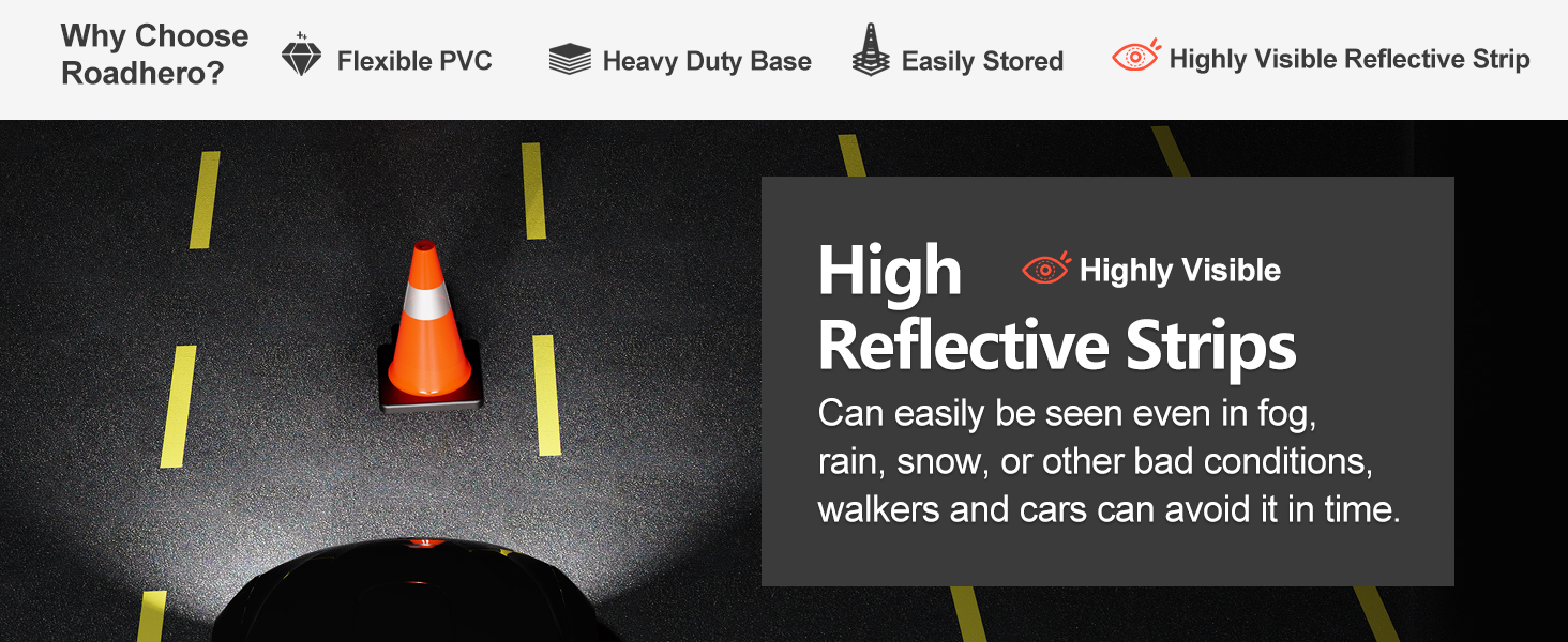 Highly Visible Reflective Strips