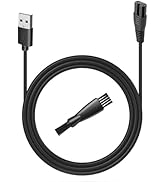 uijino USB Charging Cable Compatible with Ufree Beard Trimmer, 5V Charger for Ufree Electric Hair...