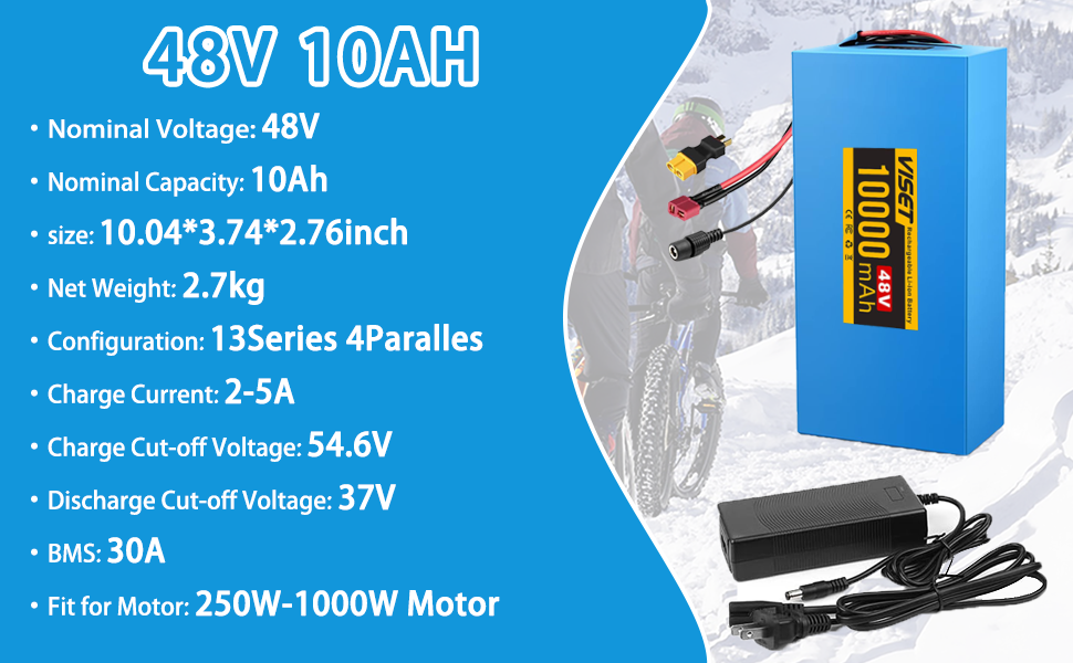 ebike battery 48v 10ah