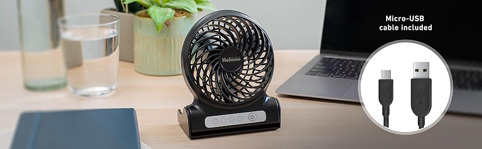 Micro-USB cable included