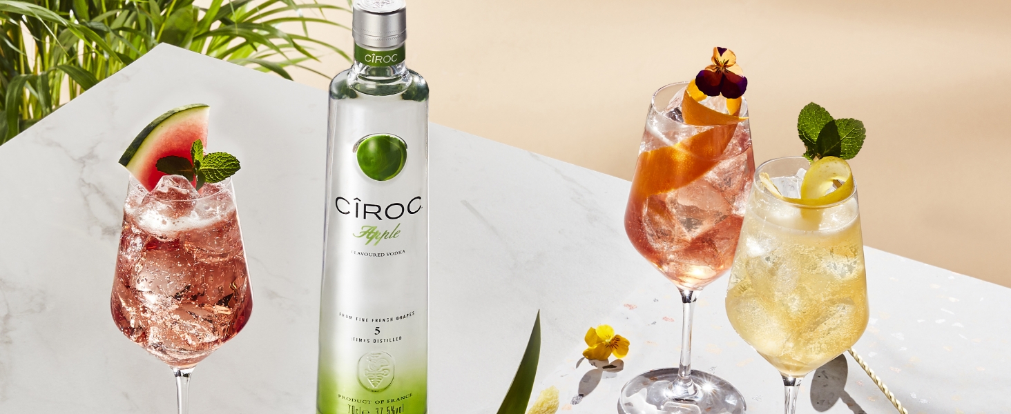 Ciroc Apple Flavoured Vodka 37.5 vol 70cl Juicy Taste of Bright