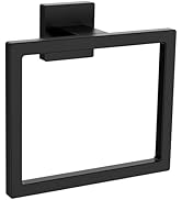 Square Towel Ring, SUS304 Stainless Steel Hand Towel Holder for Bathroom Kitchen, Modern Style To...