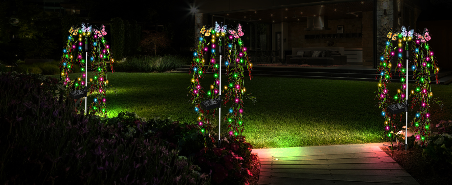 solar powered decorative outdoor lights